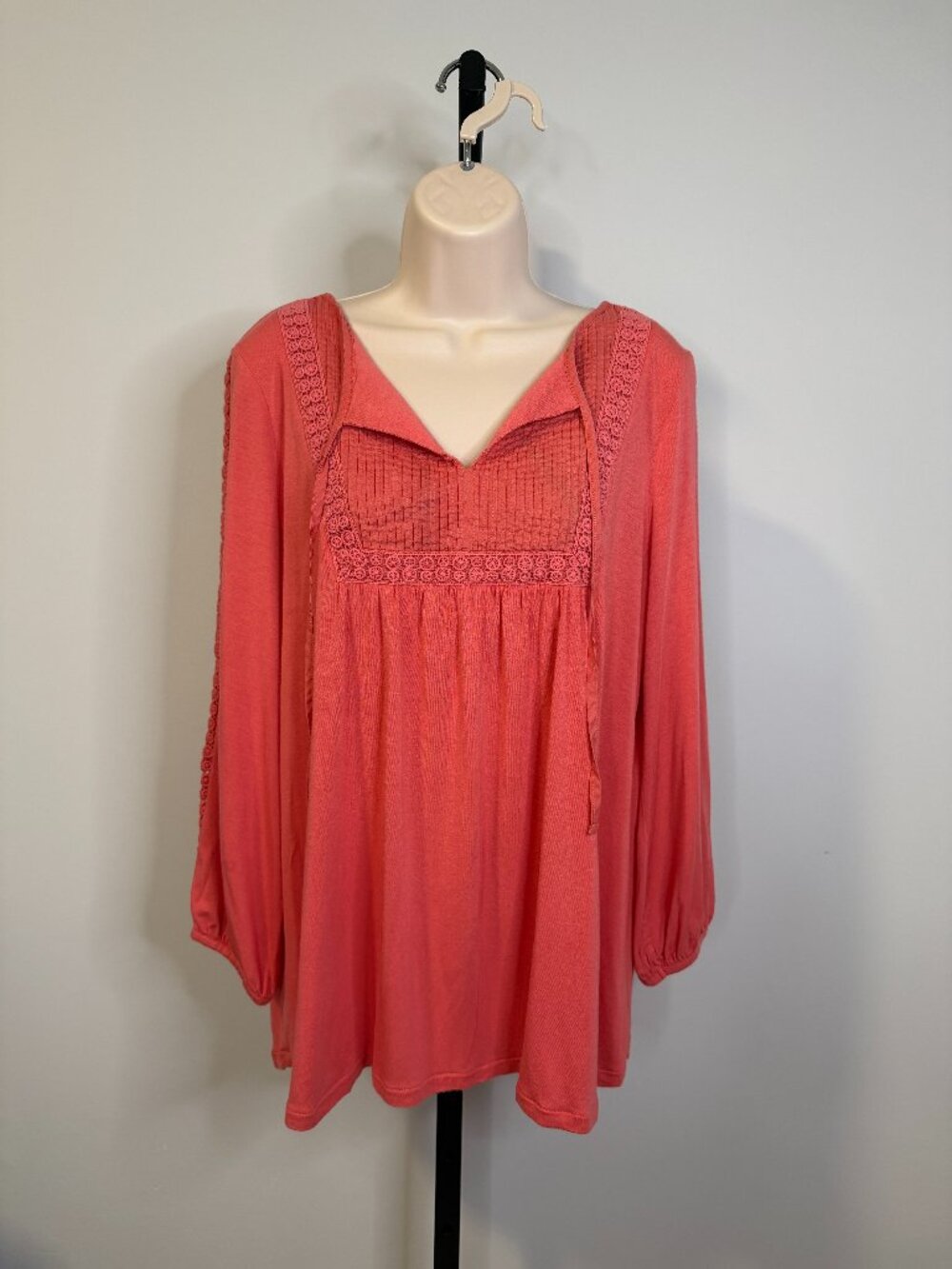 Boden Pink Peasant Blouse - Size 12